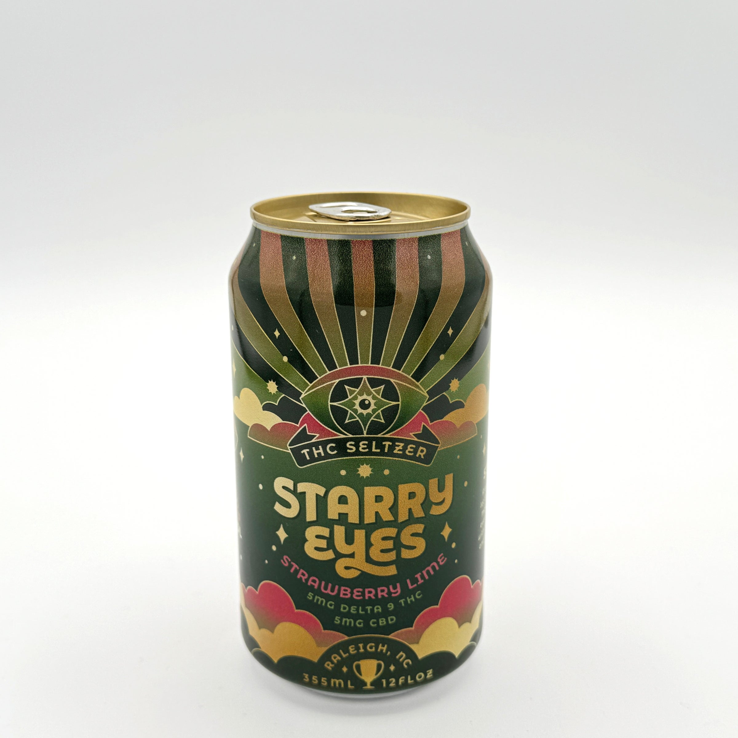 Trophy Starry Eyes Strawberry Lime 5mg 12oz | The Beerded Lady